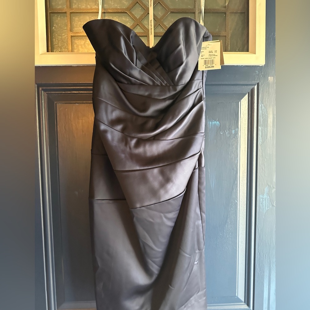 Marine David’s Bridal bridesmaid dress size 6 NWT